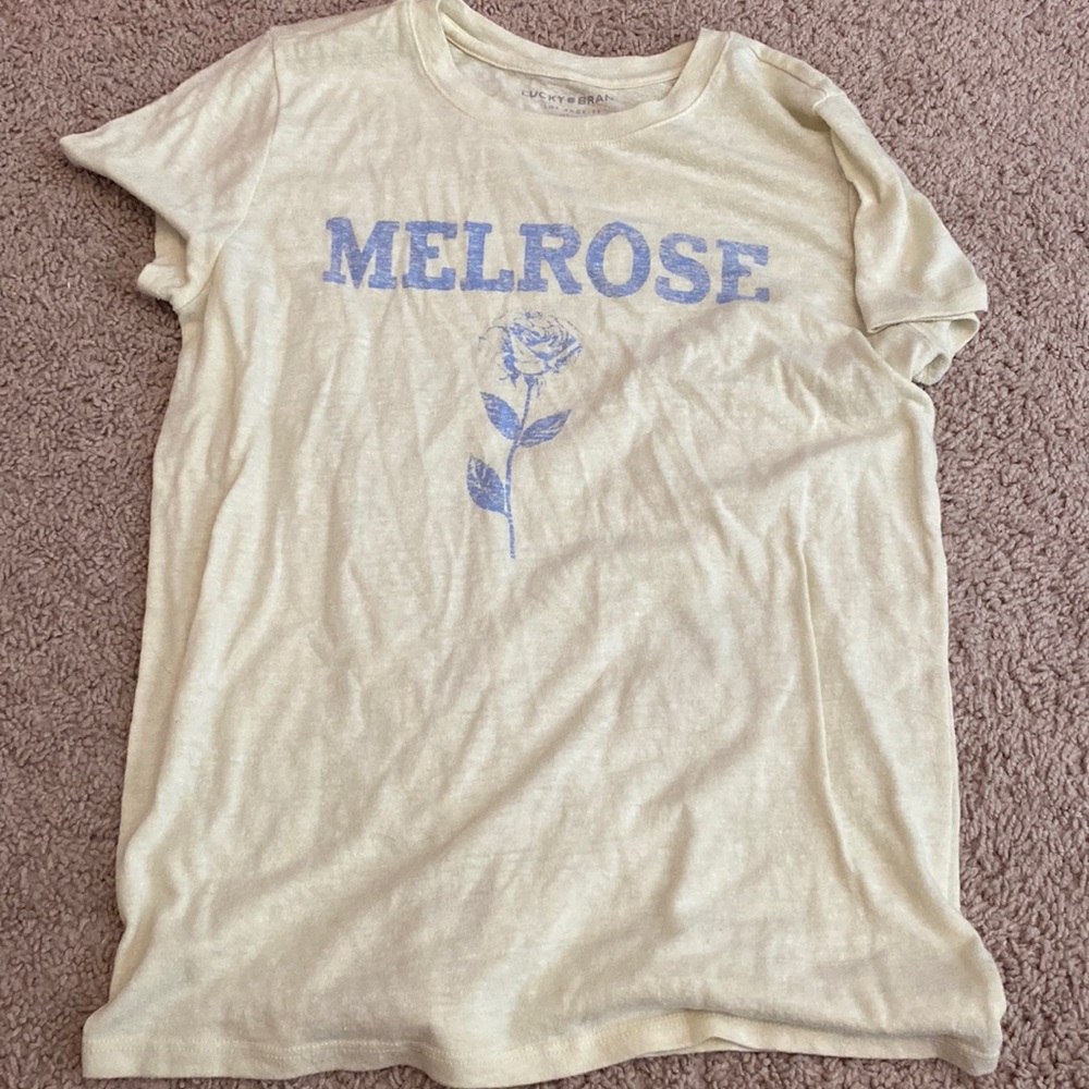 Yellow melrose t shirt